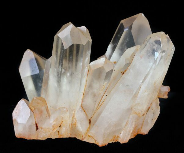 Tangerine Quartz Crystal Cluster - Madagascar #58844